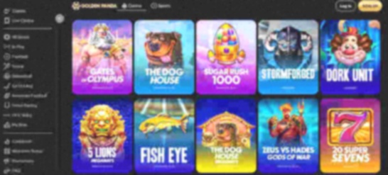 Golden Panda casino inloggen