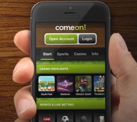 ComeOn casino app