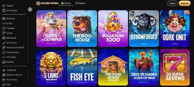 Golden Panda Casino Interface